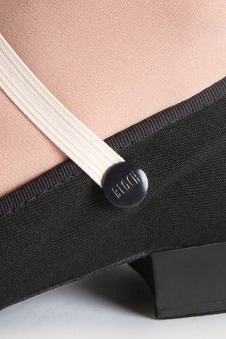 S0326L - Bloch Accent Womens Canvas Shoe (Flat Heel Character) (IN STORE ONLY)