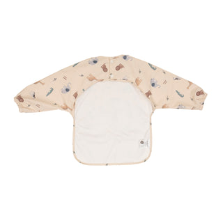 Recycled Long Sleeve Bib - Wild Animals