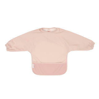 Recycled Long Sleeve Bib - Two-tone Light Pink