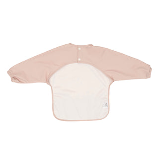 Recycled Long Sleeve Bib - Two-tone Light Pink
