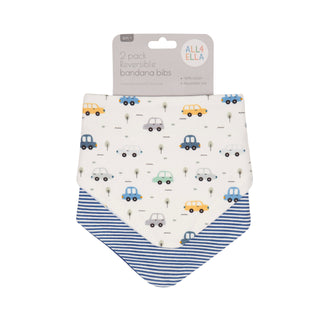 Bandana Bibs 2pk - Beep Beep