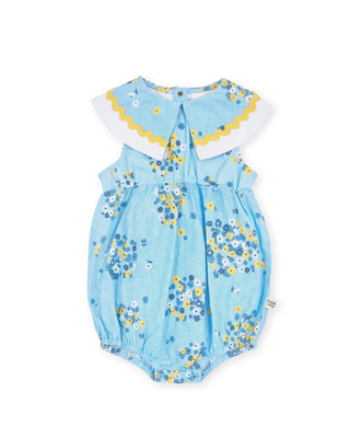 Floral Ava Collared Romper