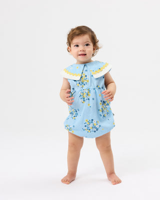 Floral Ava Collared Romper
