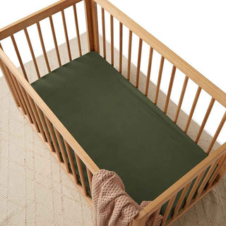 Olive | Fitted Cot Sheet