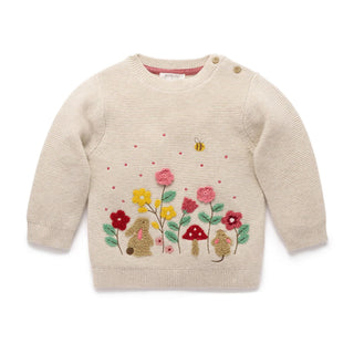 WOODLAND JUMPER - WHEAT MELANGE