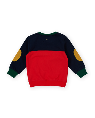 COLOUR BLOCK POCKET SWEATER