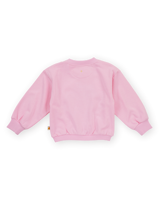 JUMBO STRAWBERRY PIPED SWEATER