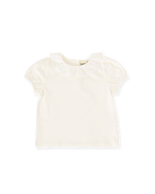 Laura Puff Sleeve Collar Top