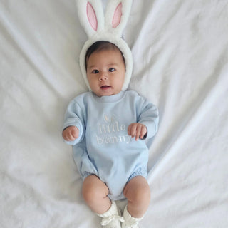 Cotton Tail Romper - Mist (Removable Tail)