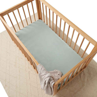 Sage | Fitted Cot Sheet