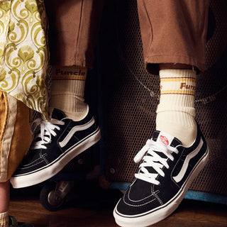 Funcle Organic Cotton Crew Sock Single - Natural