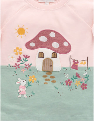 TOADSTOOL HOUSE TEE - SWEET PEA