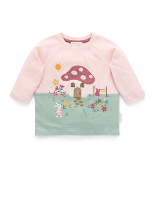 TOADSTOOL HOUSE TEE - SWEET PEA