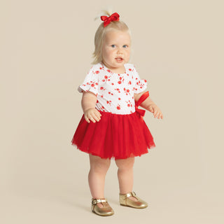 Alyssa Floral S/S Tutu Romper
