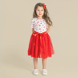 Alyssa Floral S/S Tutu Dress