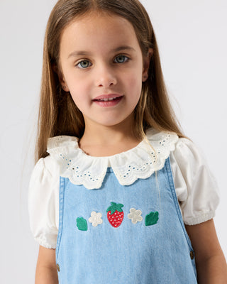 Wild Strawberry Pinafore Dress