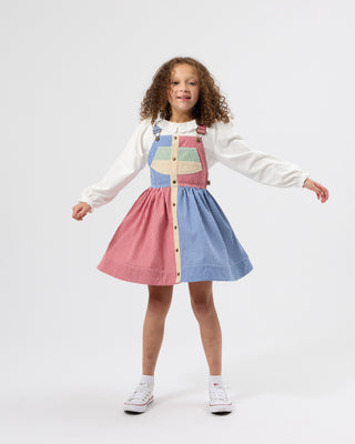LAURA PUFF SLEEVE COLLAR LONG SLEEVE TOP