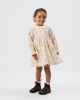 STRAWBERRY FIELDS SMOCKED DRESS