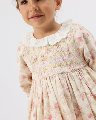 STRAWBERRY FIELDS SMOCKED DRESS