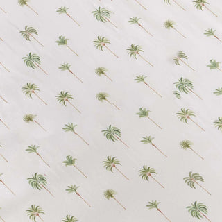 Green Palm | Fitted Cot Sheet