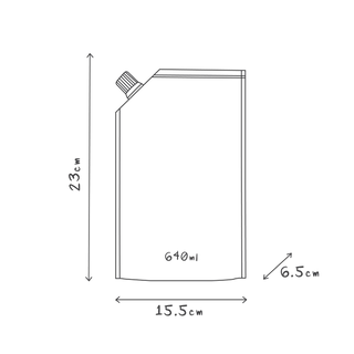 640ML BABY WASH REFILL - GENTLE PEAR