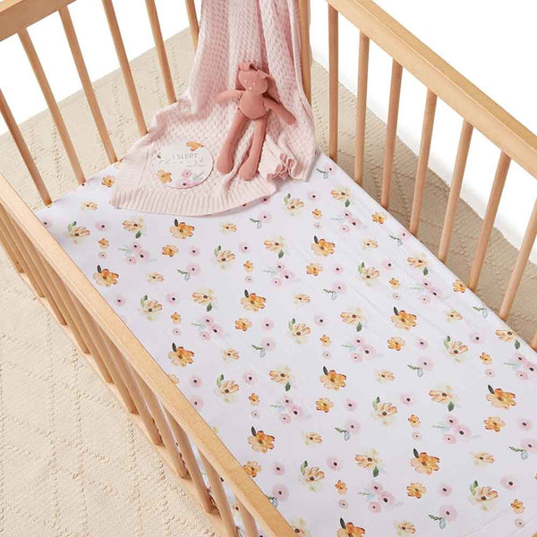 Poppy I Fitted Cot Sheet