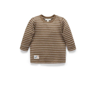 WAFFLE TOP - OAK STRIPE