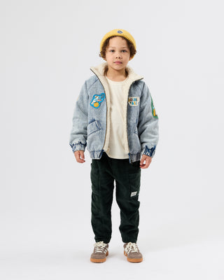 KIT CORDUROY POCKET PANT MOSS