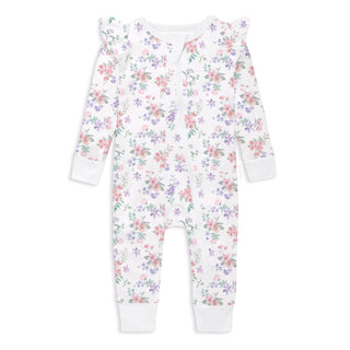 Pastel Bloom Zip Romper