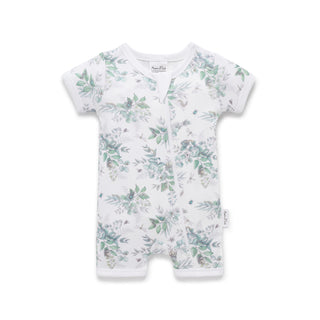 Snuggle Bug SS Zip Romper