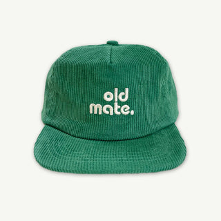Old Mate Kids Cord Cap - Moss