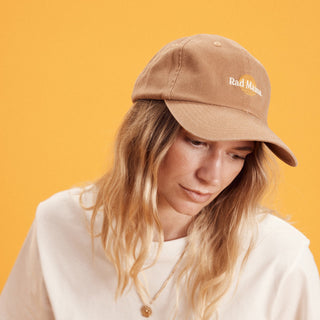 Rad Mama Washed Baseball Cap - Desert Sand