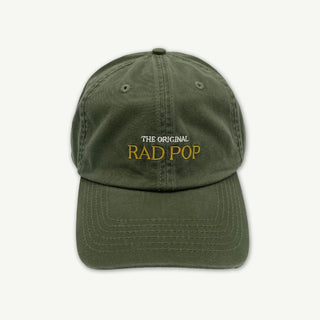 The Original Rad Pop Baseball Cap - Washed Khaki