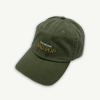 The Original Rad Pop Baseball Cap - Washed Khaki