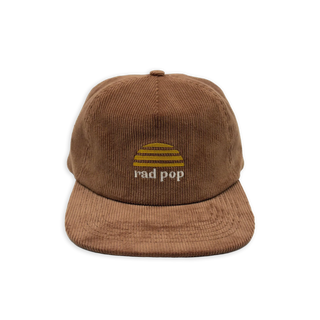Rad Pop Pinch Front Cord Cap - Tan