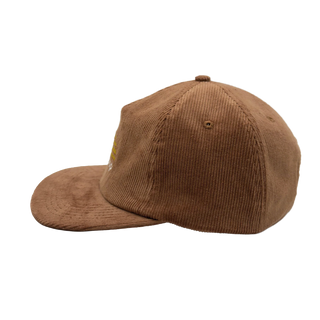 Rad Pop Pinch Front Cord Cap - Tan