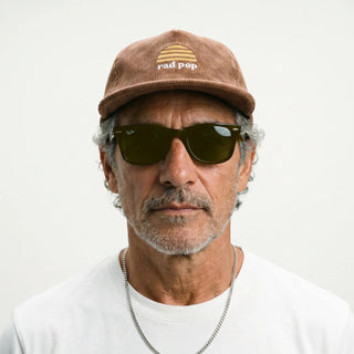Rad Pop Pinch Front Cord Cap - Tan