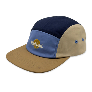 Rad Dad Spliced 5 Panel Twill Cap - Blues