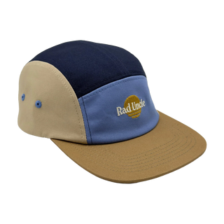 Rad Uncle Spliced 5 Panel Twill Cap - Blues