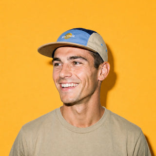 Rad Uncle Spliced 5 Panel Twill Cap - Blues