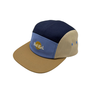 Rad Kid Five Panel Splice Twill Cap - Blues