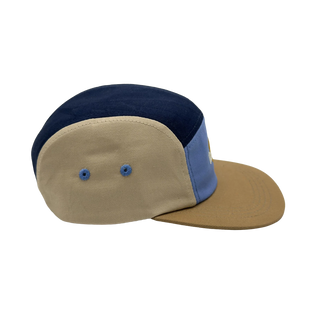 Rad Kid Five Panel Splice Twill Cap - Blues