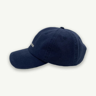 Old Mate Kids Washed Baseball Cap- Navy