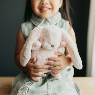Tiny Standing Nibble Bunny - Pink Small
