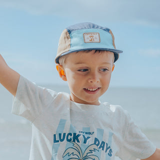 LUCKY CAP Navy Colourblock