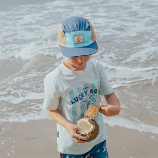 LUCKY CAP Navy Colourblock