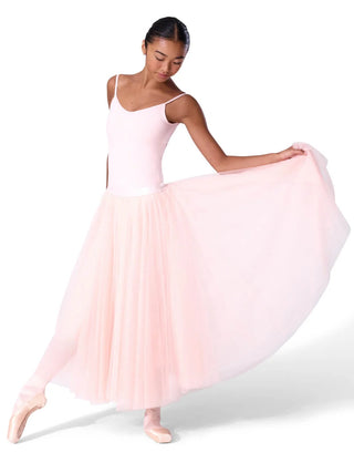 N280C Etoile Long Tutu Skirt - CHILD Ballet Pink