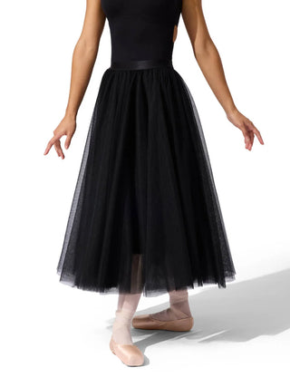 N280C Etoile Long Tutu Skirt - CHILD Black