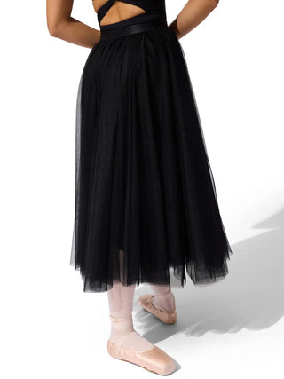 N280C Etoile Long Tutu Skirt - CHILD Black