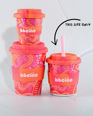 Reusable BambinoCino Bamboo Cup - Mum and Bub (240ml)